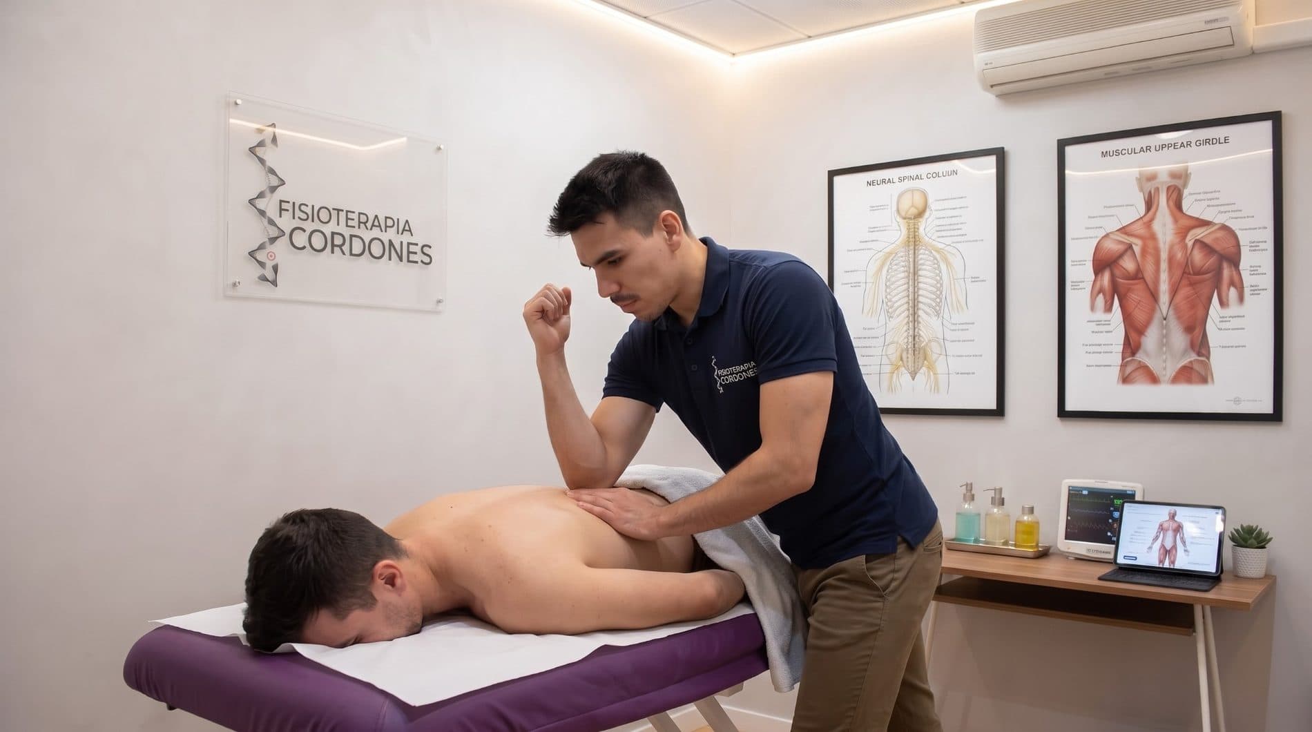 Diego Cordones, fisioterapeuta de masaje descontracturante en Chamberí, Madrid